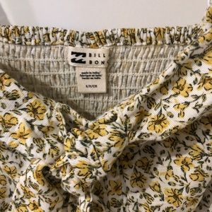 Billabong yellow flower dress